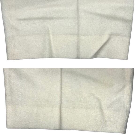 Vintage Pendleton White Dress Pants Trouser Size 10 Pleated Virgin Wool Hi-rise - Picture 10 of 12